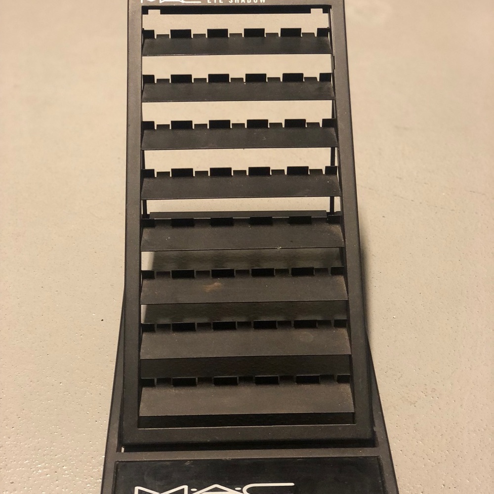 MAC countertop eyeshadow display stand